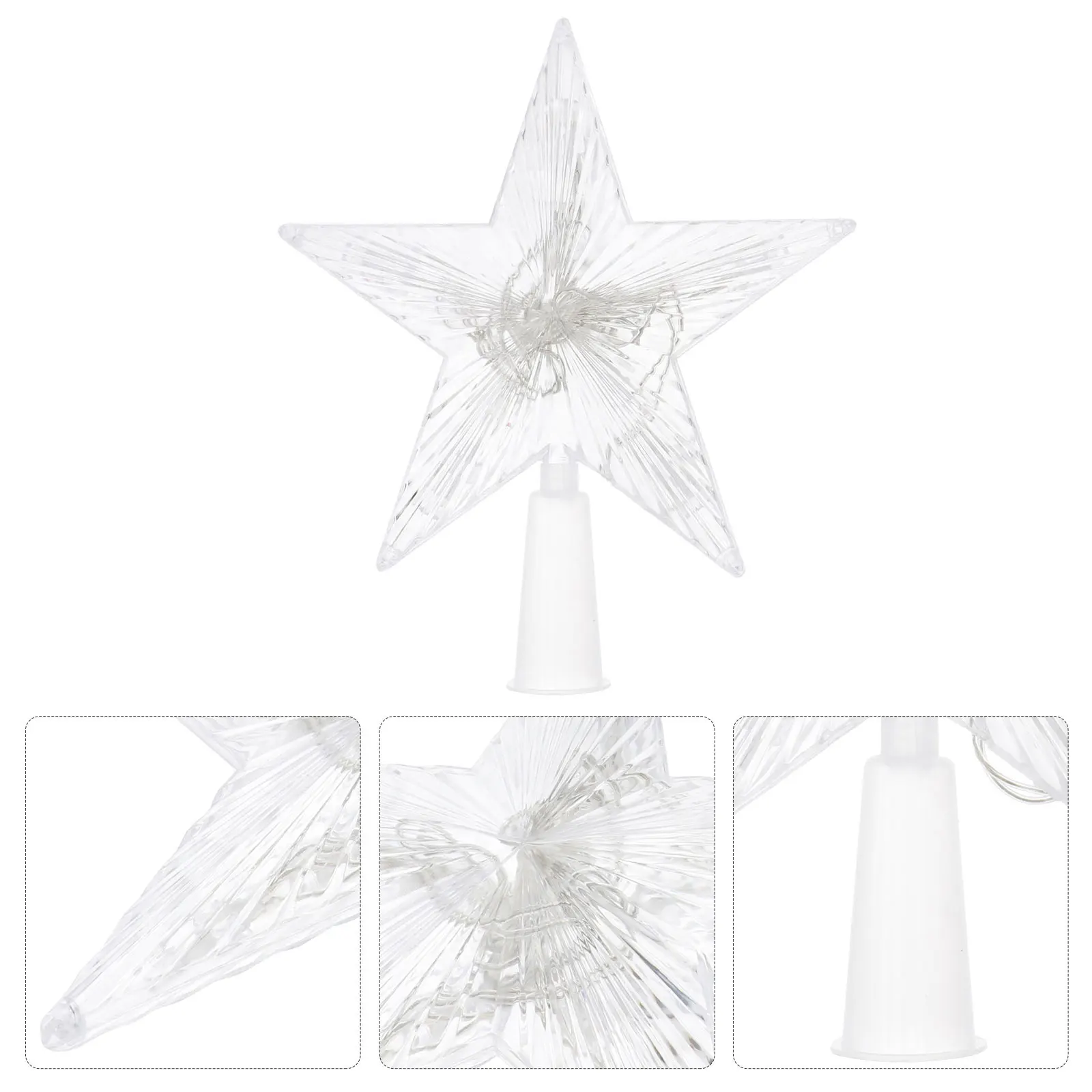 

Led Pentagram Light Lamp For Party Bar Decor Christmas Tree Lights Star Shaped Lamp Plastic Star Lights