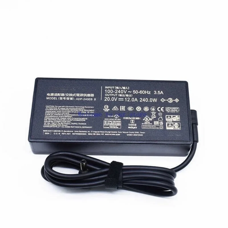 For ASUS ROG Power Adapter Magic 16 ASUS Tianxuan Magic Ba Xinrui 240W Charger Cable A20-240P1A