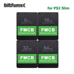 Bitfunx Fortuna FMCB Free McBoot Memory Card for Sony Playstation2 PS2 Slim Game Console