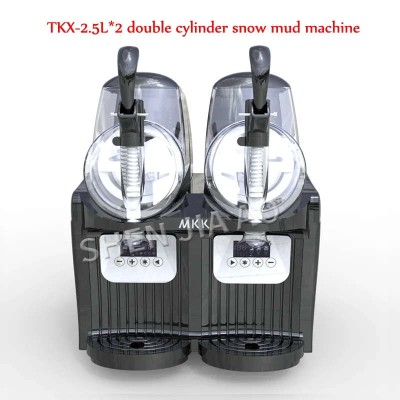 

TKX-2.5L * 2 двухцилиндровая машина для снежной грязи, контейнер для таяния сока, машина для приготовления напитков, комбайн для пищевых продуктов