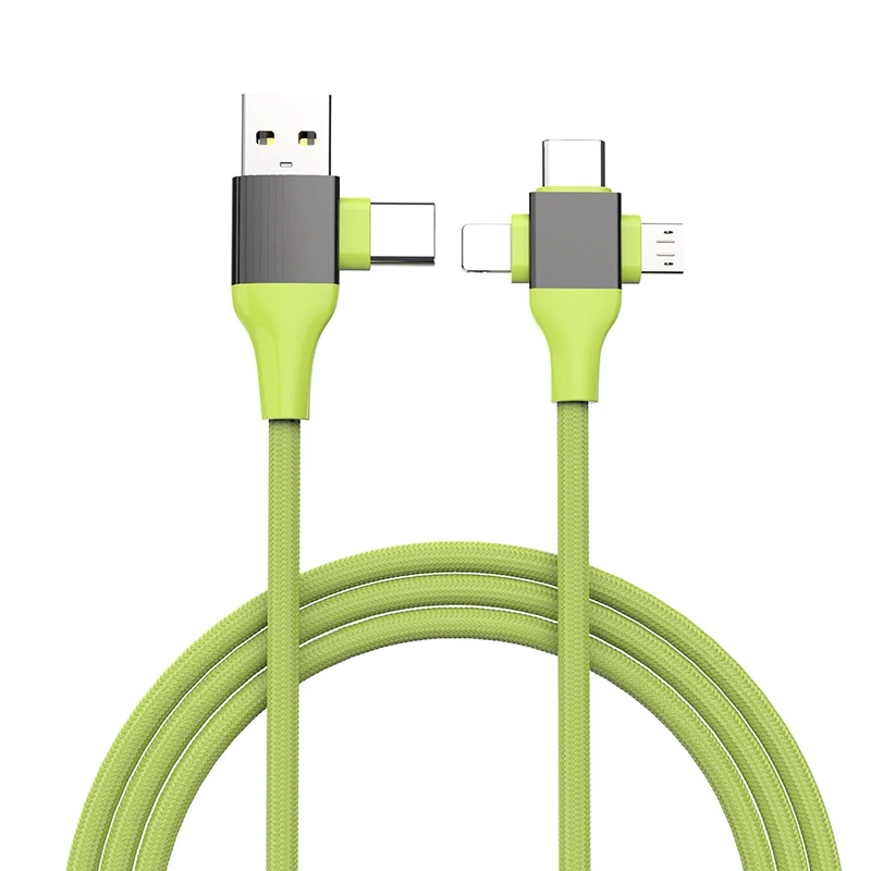 

Elough 60W 5 In 1 USB C To Type C Micro Fast Charge Cable USB A To Lighting Super Charge Cable For Iphone 15 14 Huawei Xiaomi