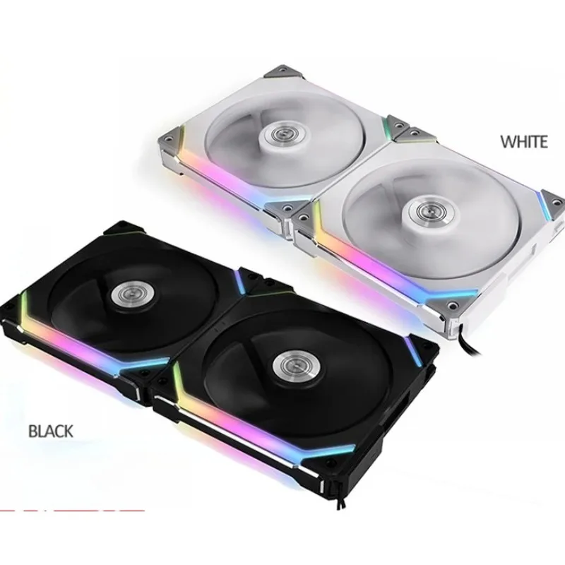 

V1 Modular Daisy Chain/ Cableless Gamer Case Cooler 14cm M/B ARGB SYNC Black/White, 2 Fans Pack