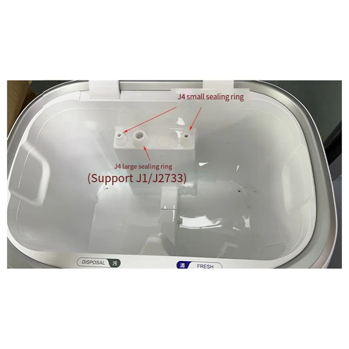 حار ل NARWAL J2 J3 J4 كنس قاعدة محطة المياه النظيفة وخزان مياه الصرف الصحي استبدال أجزاء اكسسوارات الغيار حلقة لإحكام الإغلاق