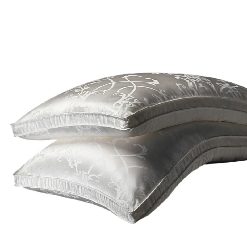 

Inside and outside 100% mulberry silk pillow core Three-dimensional low-pillow mulberry silk pillow cervical spine pillow core