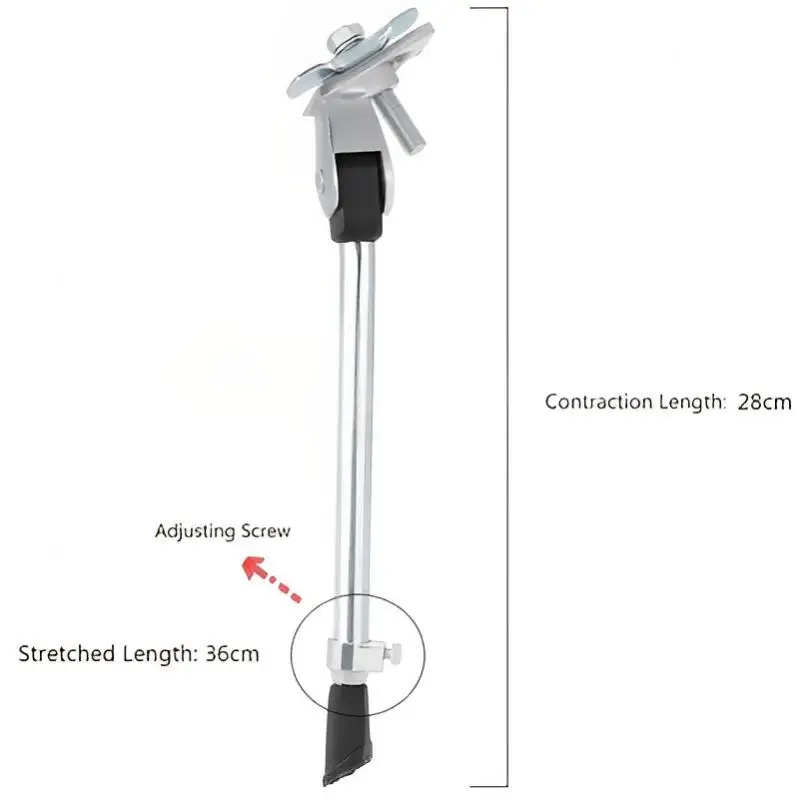 28CM Bike Kick Stand Aluminum Alloy Adjustable Bike Support Foot Brace Kickstand Kick Stand for MTB Road Bicycle Cycling Parts