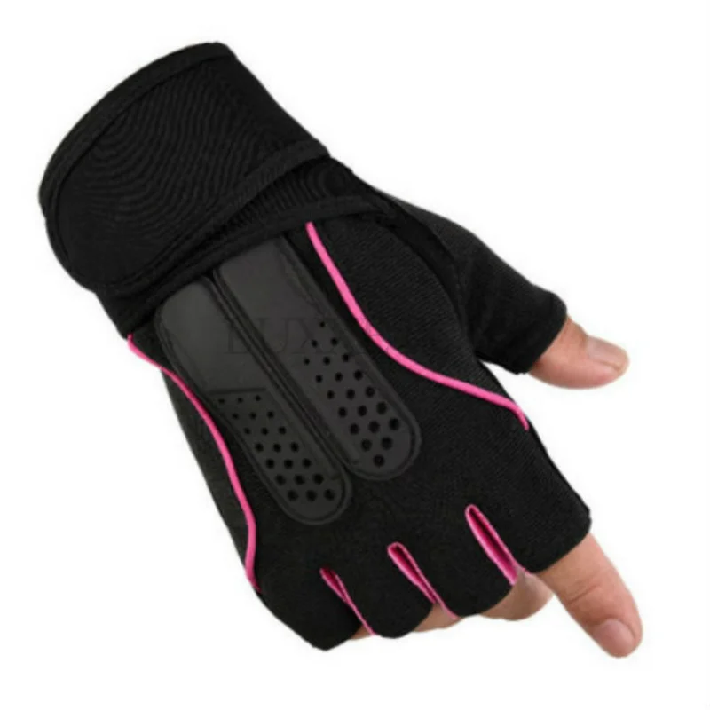 Men Women Gym Fitness Tactics Weight Dumbbell Palm Pad Glove Unisex Snails Half Finger Outdoor Sport Non Slip Cycling Mitten