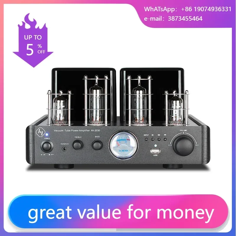

6F2 6U1 High Quality Professional 2 Channel Audio Vacuum Tube Amplifier