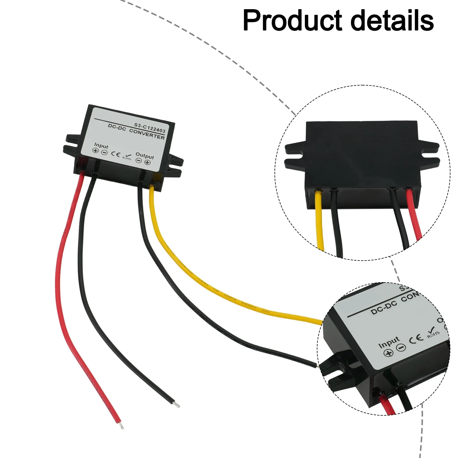 DC 5V to 11V Input to 12V 3A Output Step-Up Power Module 36W for LED Lighting Surveillance Motors and DIY Power Projects