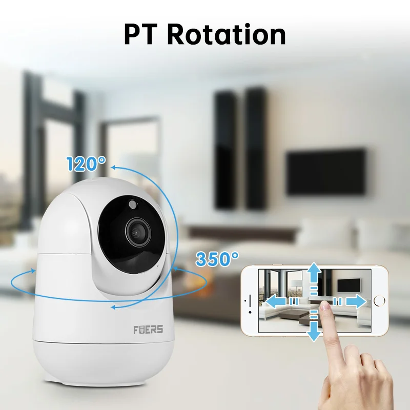 FUERS 4K 8MP WiFi IP Pet Camera Dog Camera Tuya Smart Home Security Wireless Surveillance Camera Baby Monitor Mini Cam