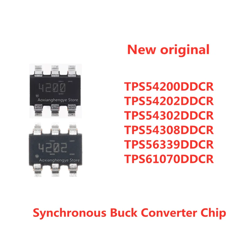 10PCS TPS54200DDCR TPS54202DDCR TPS54302DDCR TPS54308DDCR TPS56339DDCR TPS61070DDCR SOT23-6 Synchronous Buck Converter Chip