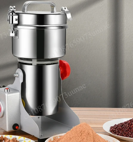 Electric Grinder Chinese Herbal Medicine Crusher Ultra-Fine Grinding Household Small Grains Dry Grinding Crushing Machine