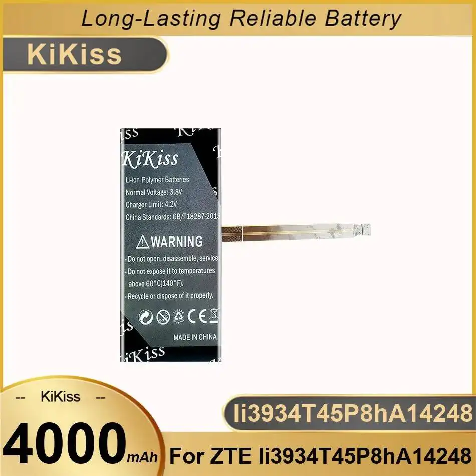 

Long Lasting Environmentally Friendly Mobile Phone Battery 4000Mah For Zte Li3934t45p8ha14248