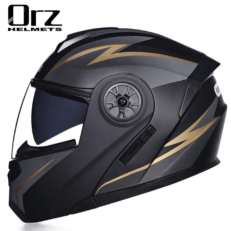 Orz Motorcycle Motorcycle Helmet Multi Layer Protection Safety Dot Certification Bluetooth Helmet Unisex Helmet With Visor