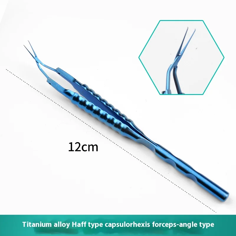 Inamura Capsulorhexis fórceps herramienta para párpados instrumento oftálmico de titanio