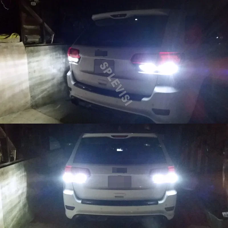 4Pcs Bright White LED Backup Reverse Lights Bulbs DRL for Jeep Grand Cherokee 2011-2021 2012 2013 2014 2015 2016 2017 2018 2019