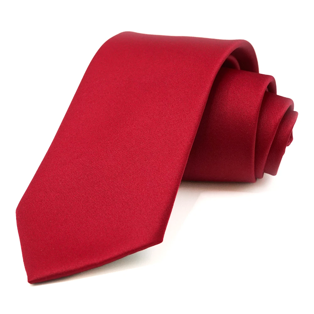 EASTEPIC 8 cm Salbeigrüne hochwertige Polyester-Krawatte für Herren, klassische Krawatte, Herren-Accessoire, einfarbig, Pink, Business-Konferenz – Detail 5