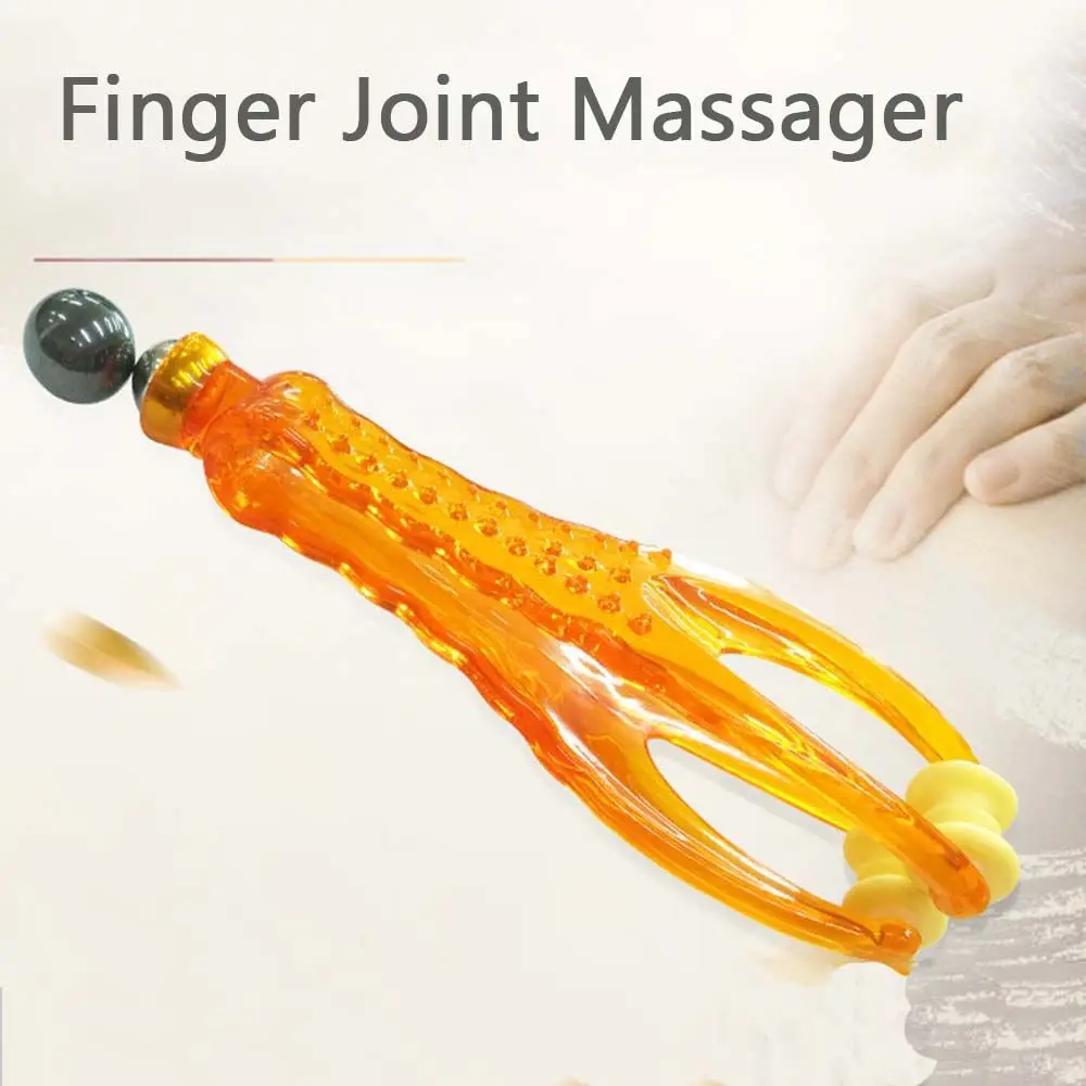 

Health Care Dual Roller Finger Massage Tool Hand Acupuncture Handheld Massager Finger Joint Massager Finger Massage Rollers