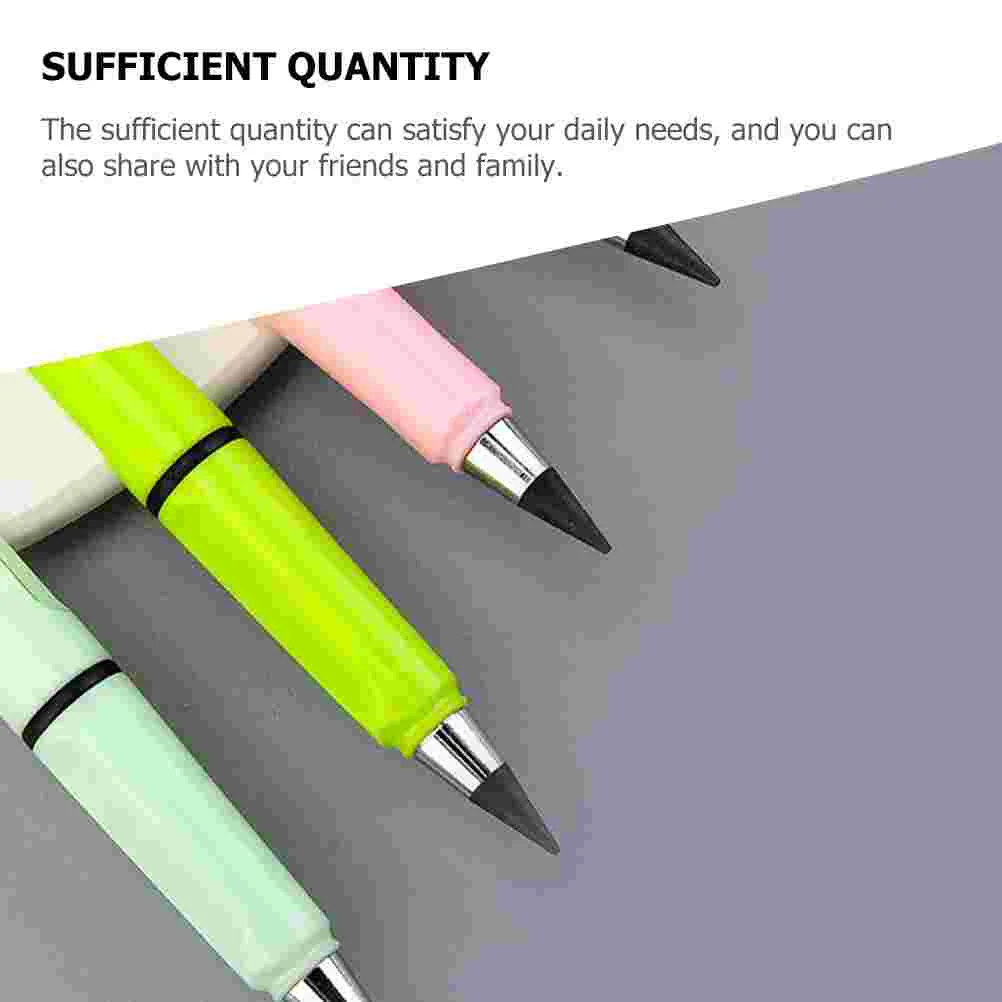 10 Pcs Replacement Pencil Tip Sketch Tips Infinite Replaceable Heads Everlasting Graphite Nibs Inkless Child