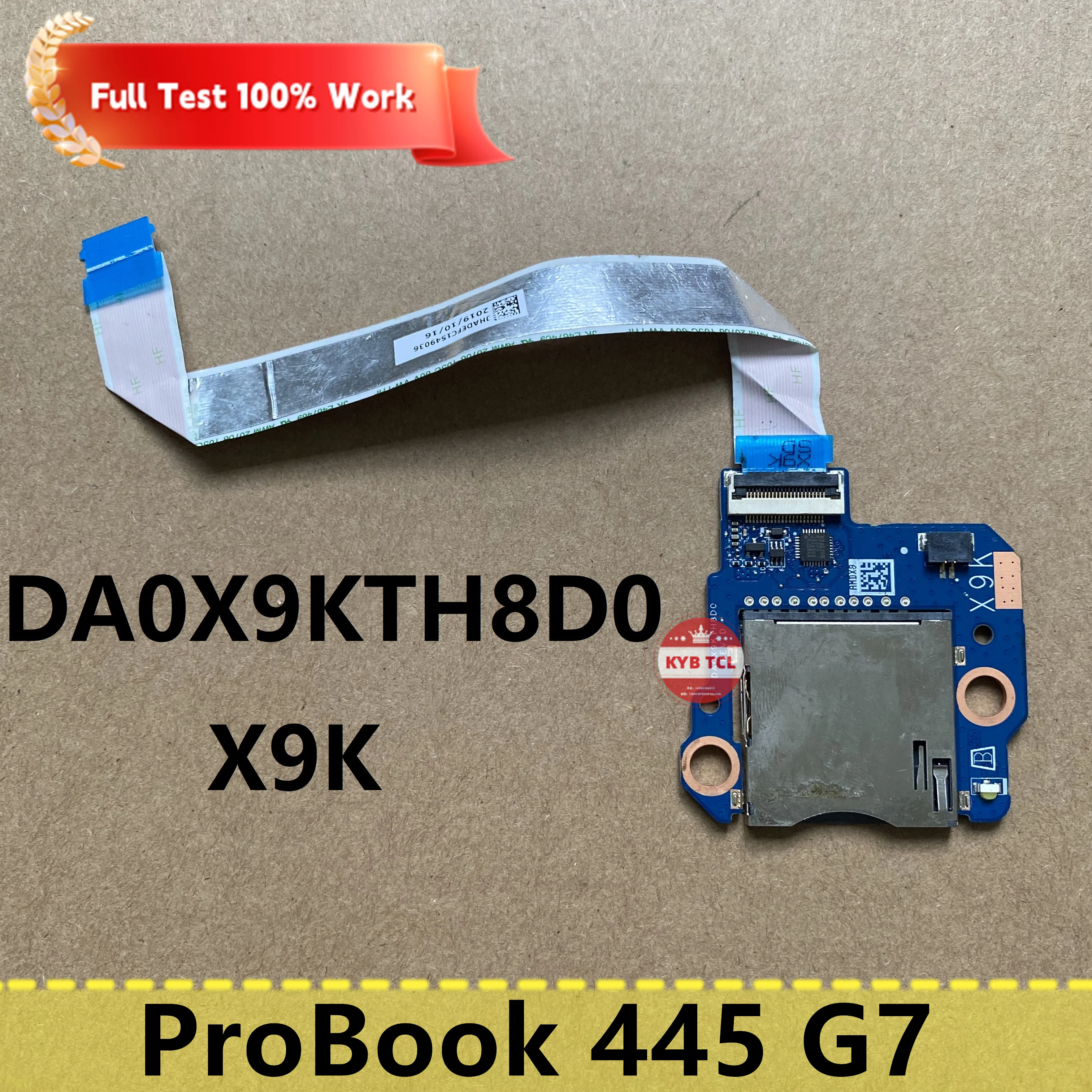 كمبيوتر محمول أصلي لوحة قارئ SD ، HP ProBook Card G7 ، DA0X9KTH8D0 X9K Notebook ، 14"