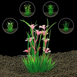 Underwater Artificial Plant Aquatic Ornaments Lifelike Simulation Flower Plants For Aquarium Fishbowl Landscaping Decoration