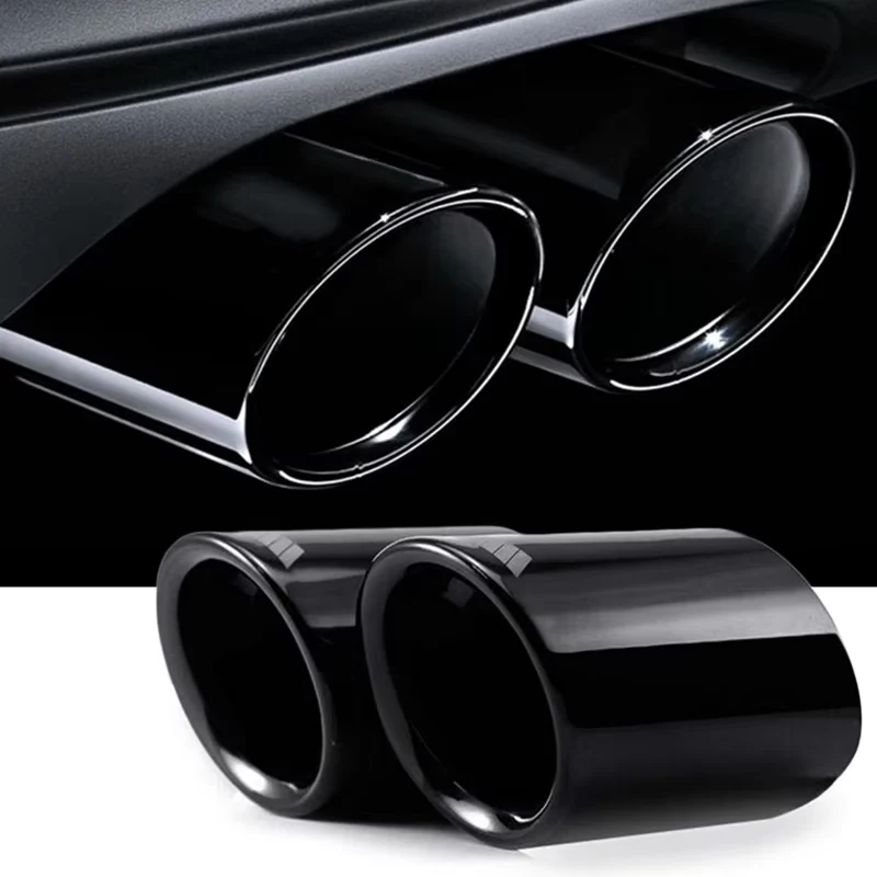 Car Exhaust Muffler Cover Outputs Tail Frame Trim For BMW 1 2 3 4 5 7 Series X1 F20 F22 F30 F32 F10 F48 G30 G11 G20 Accessories