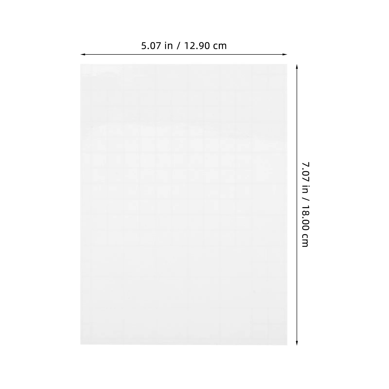 100Sheets Clear Self-Sealing Laminating Film Photo Protective Film Saturation -Lasting Adhesive Laminating Sheets