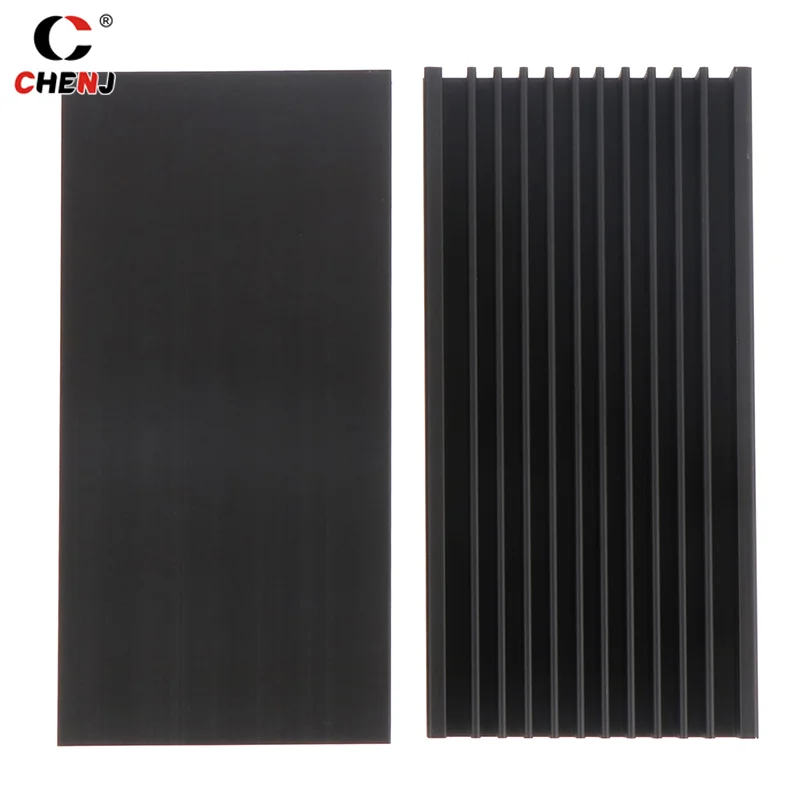 1PCS 40*40*100mm/50*50*100mm U-slot Triode High Power Aluminum Alloy Heatsink Heat Sink CPU Power Radiator