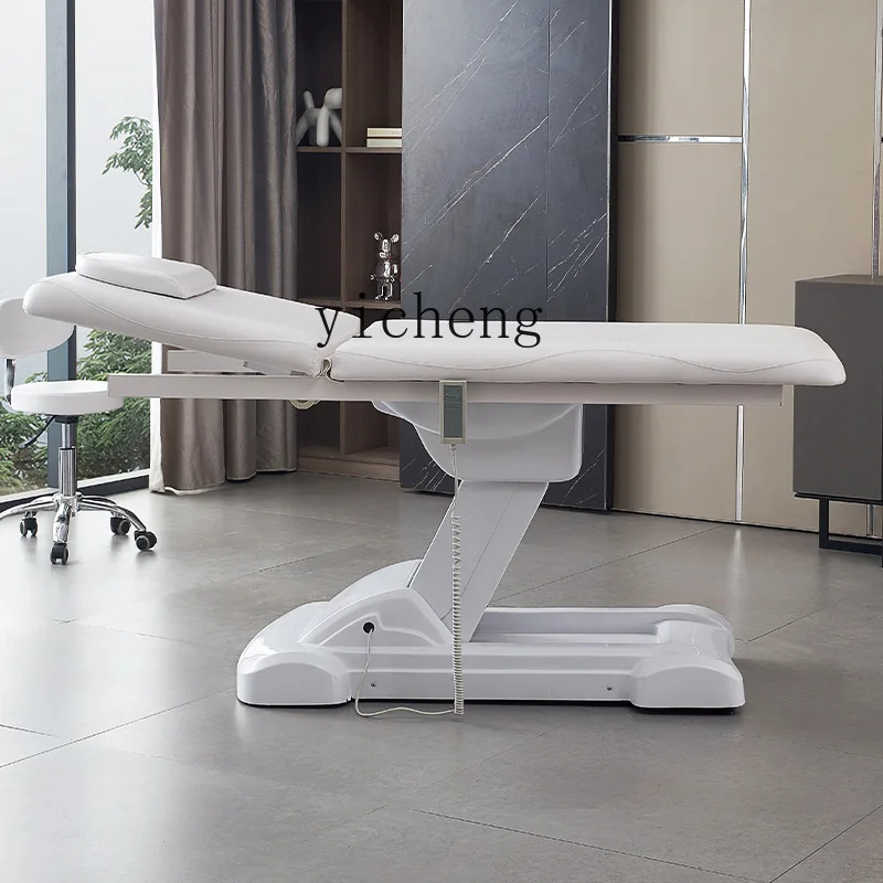 TQH electric beauty bed physiotherapy massage oil bed lifting adjustment with face hole breathing beauty salon