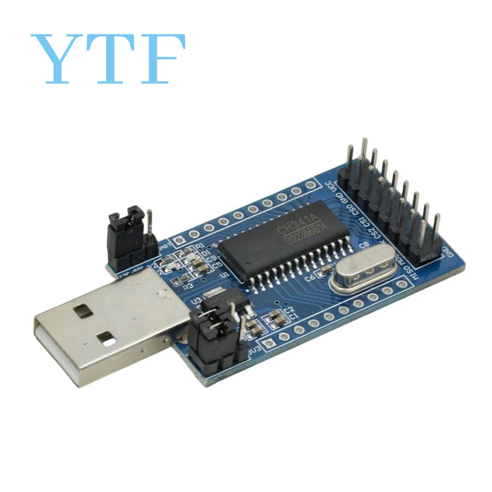 CH341A Programmer USB To UART IIC SPI I2C Convertor Parallel Port Converter Onboard Operating Indicator Lamp Board Module
