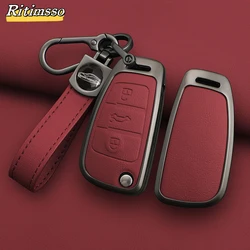 Zinc Alloy Car Folding Key Cover Case Fob Holder for Audi C5 C6 R8 A1 A3 A4 A5 A6 A7 Q3 Q5 Q7 S6 B6 B7 B8 8P 8V 8L TT RS RS3 S3