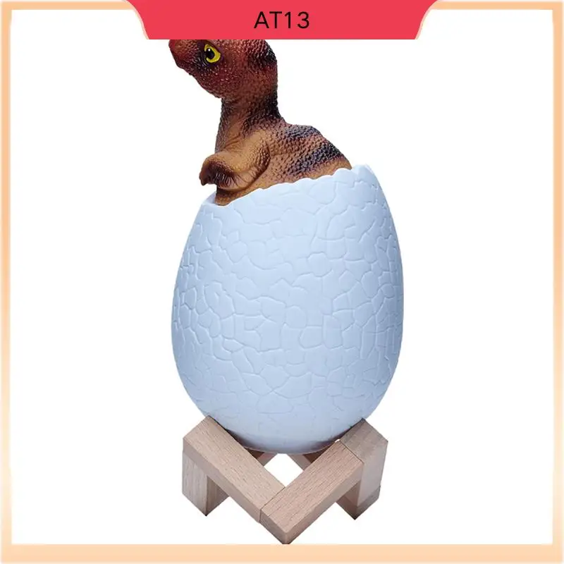 

AT13 3D Night Light Oviraptor Egg Desk Lamp 3 Color Touch Cartoon Table Lamps Home Decor For Kid Birthday Gift Durable