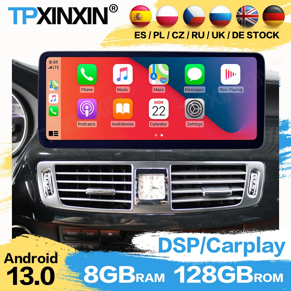 Thin Screen Car Radio Stereo Android AUTO For Benz CLS 2010 2012 2013 2014 2015 GPS Navigation Automotive Multimedia Head Unit