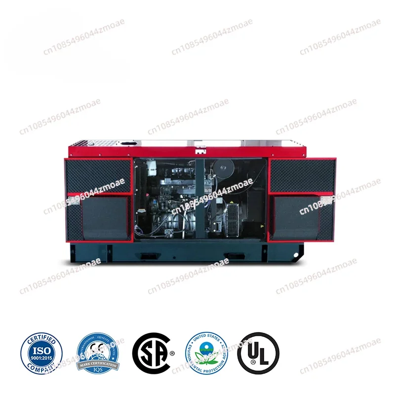 Professional Use 50kw Electric  Generators 60kVA   Genset DG Set Soundproofed With Muffler Backup Power