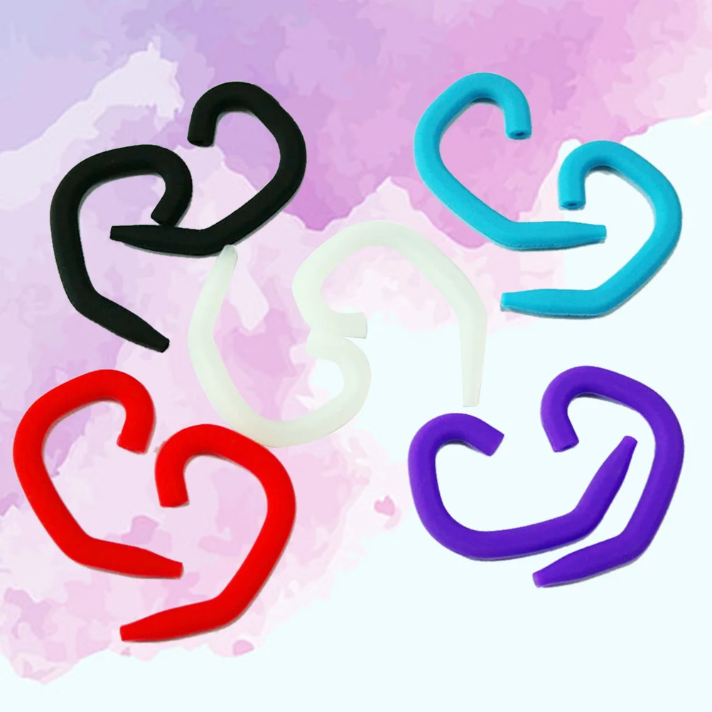 

1 Pair of Silicone Earphone Clip Hook Earhook Ear Hook Hanger for Universal Headset Earphone (Random Color)
