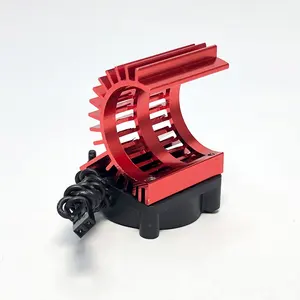 YSIDO RC Car 380 390 2838 2845 2847 Couvercle de moteur électrique Dissipateur de chaleur Ventilateur de refroidissement pour Wltoys 124017 124016 144010 Pièces de modèles de voitures 10 meilleures ventes de moteur 2845 - No 5