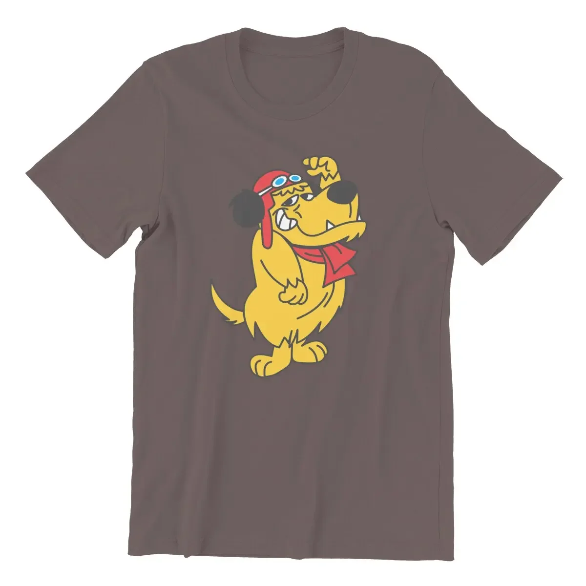 Y2k Short Sleeves T Shirt Casual Mutley Muttley Cartoon Laughing Laugh Dog  T-Shirt for Men100% Cotton T Shirt  Printed Tops