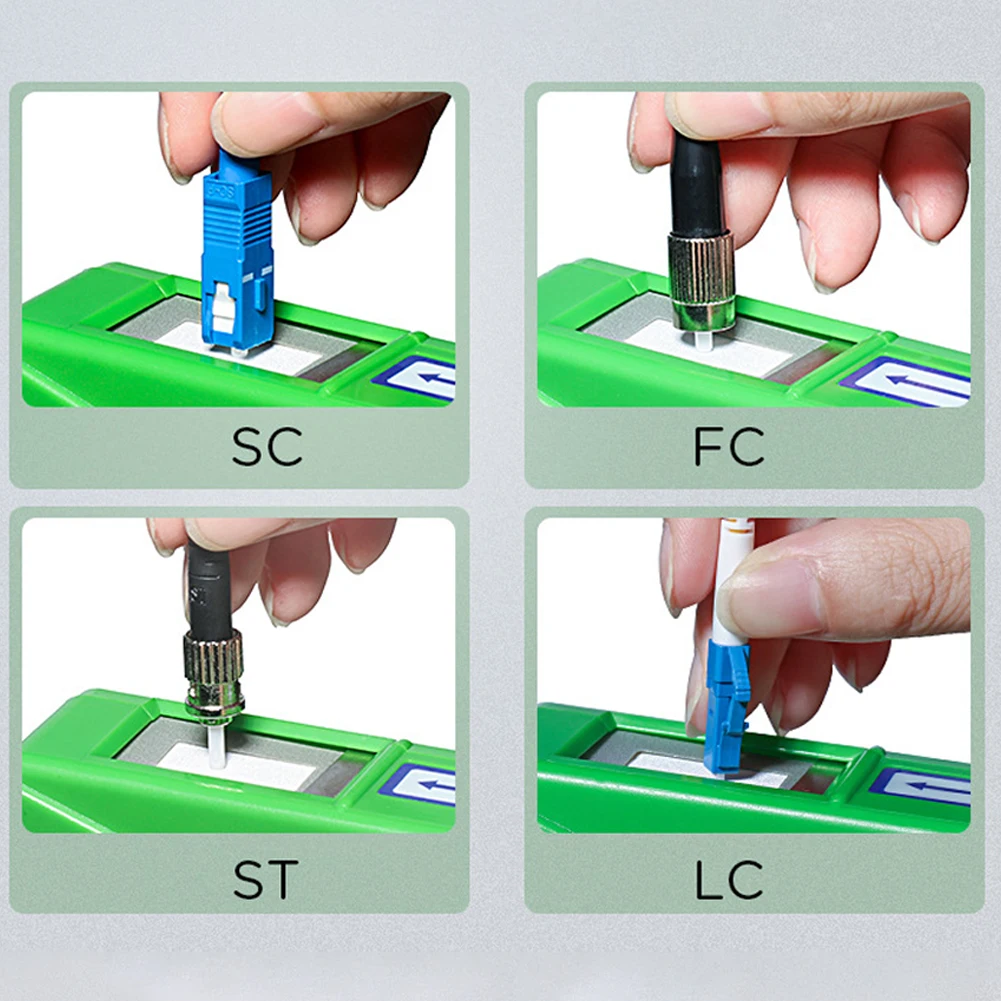 Cleaner Cassette Fiber Optical Connectors End KCC-550 Lightweight Design Manual Operation Cassette 500+ Cleans