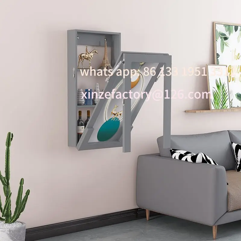 

Customizable hanging rack dining table wall folding table hanging household small apartment multi-function desk book