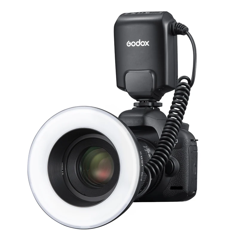 Godox ML150II Macro Ring Flash Light For Canon Nikon Pentax Sony Olympus DSLR Cameras Photography Speedlight Dental Led Light