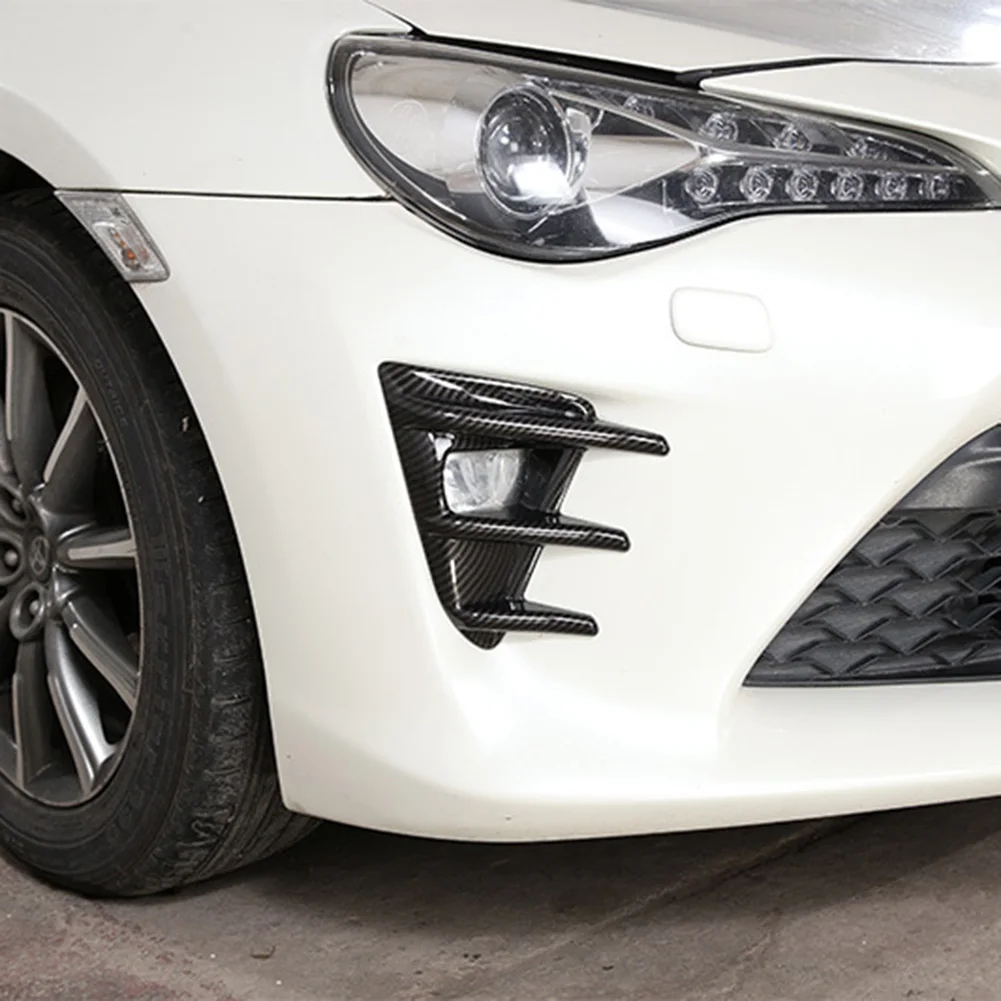 For Car Customization As Picture Shows Front Fog Bezel Car Light Accessory Aftermarket Accessory Fog Lamp Trim Pair Included