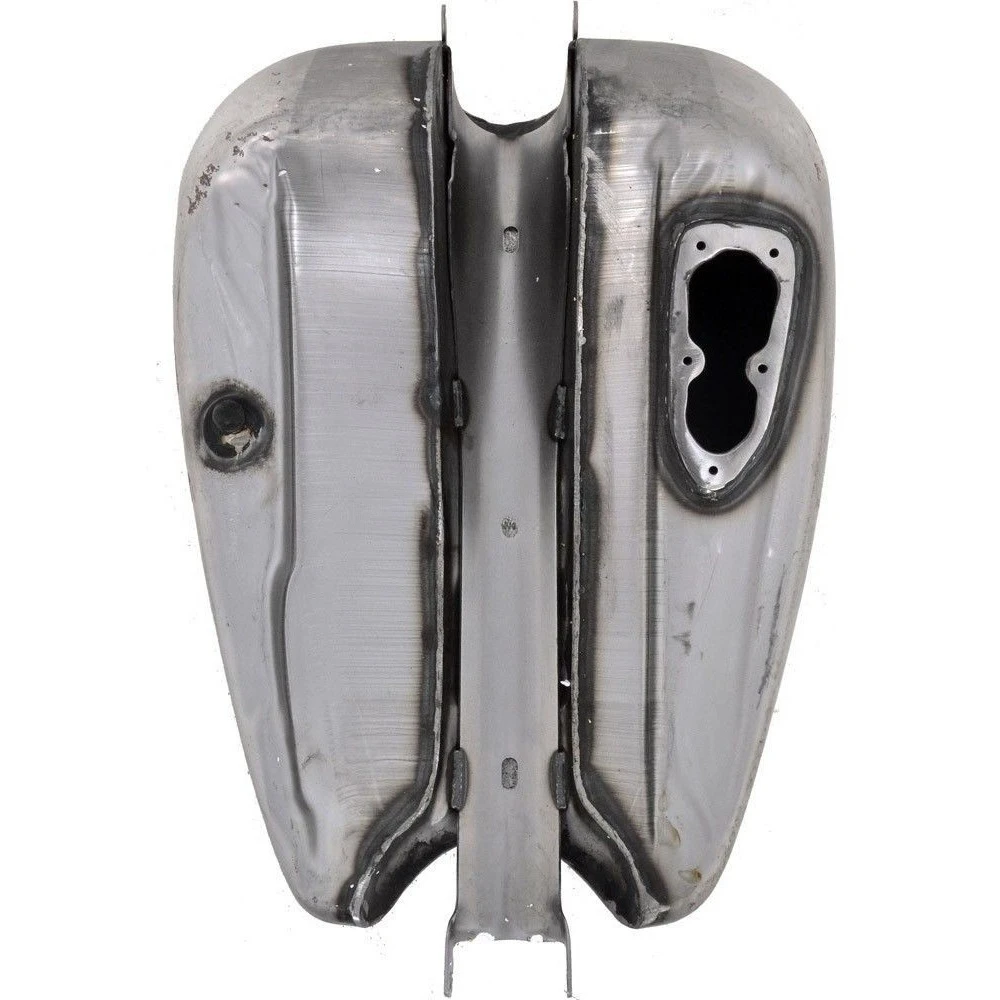 Heavy Duty Steel Indented 2 Inch Stretched 4 Gallon Gas Fuel Tank, for EFI Sportster 07-16 Motorcycle Replacement Part