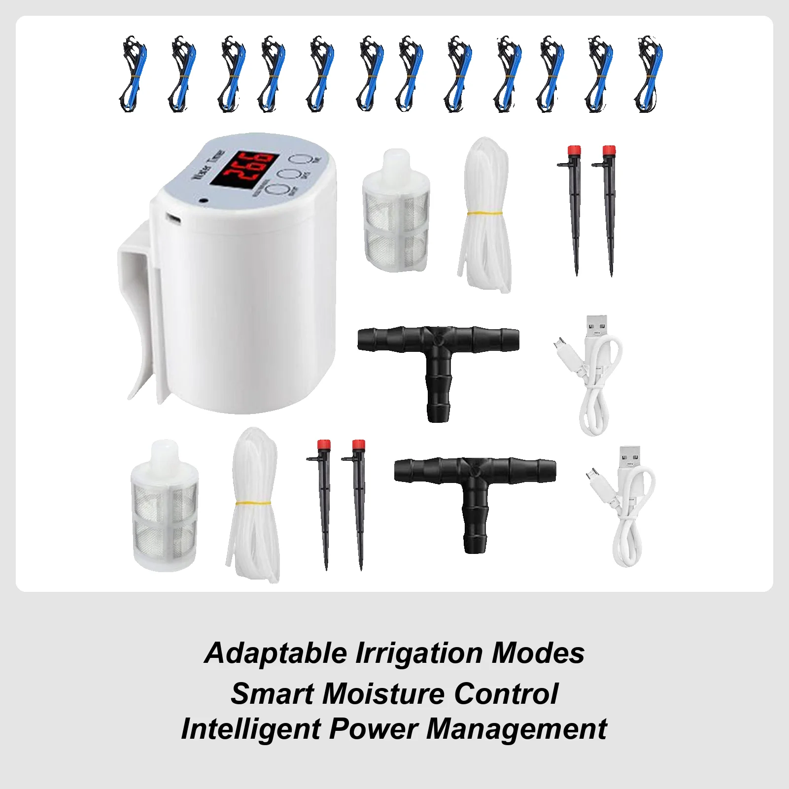 Intelligent Automatic Plant Watering Devices Watering Timing System Equipment Garden Potted Plant Watering Drip Irrigation