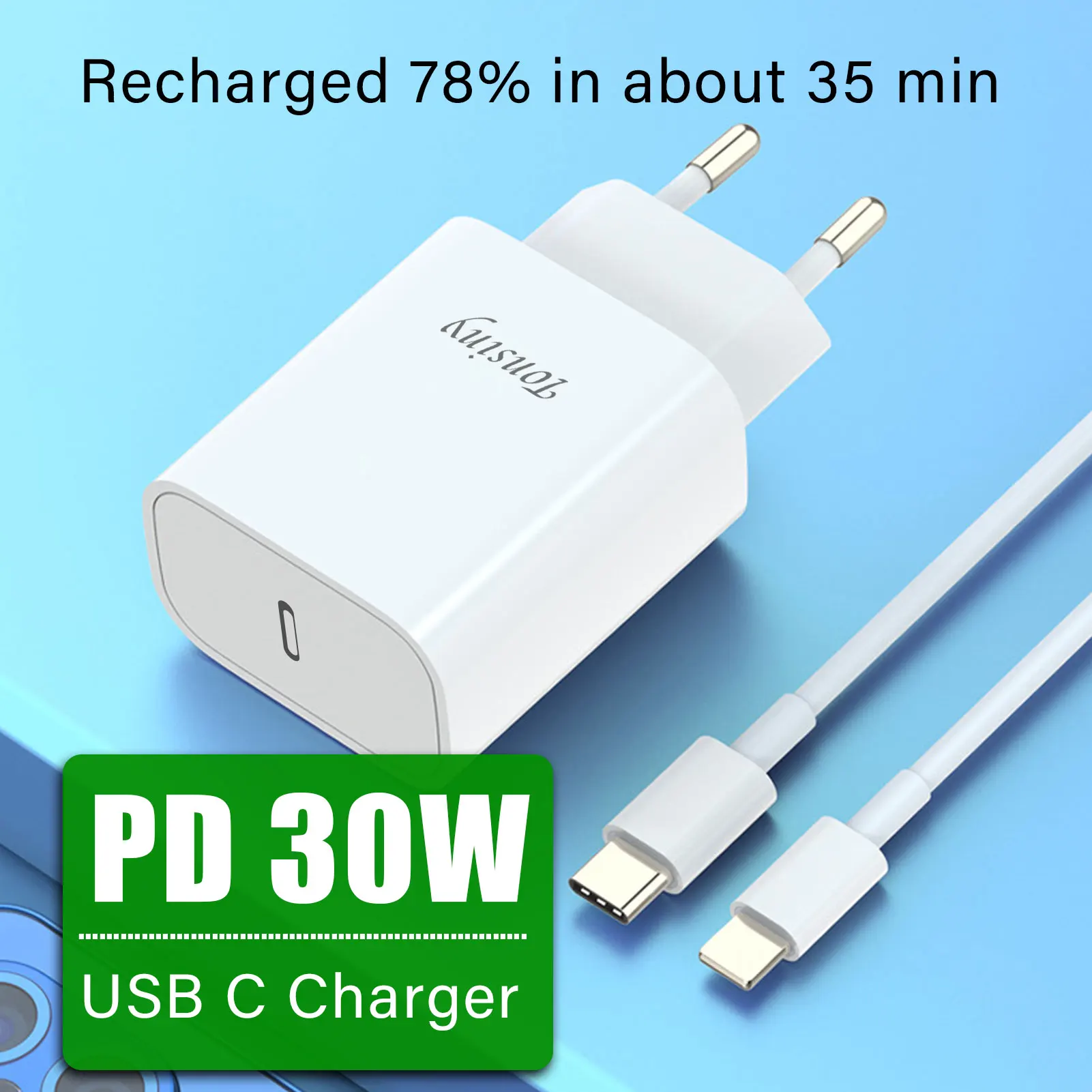 Usb c fast charger for iPhone 16 15 14 13 12 11 pro max plus apple adapter PD 27W Type C Wall Phone Charger for Google Pixel 8