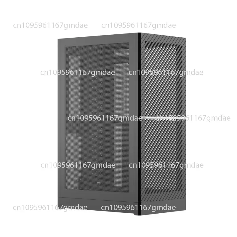 One Chassis All Aluminum Vertical Air Duct 360 Water Cooled Itx Chassis Vertical Chassis