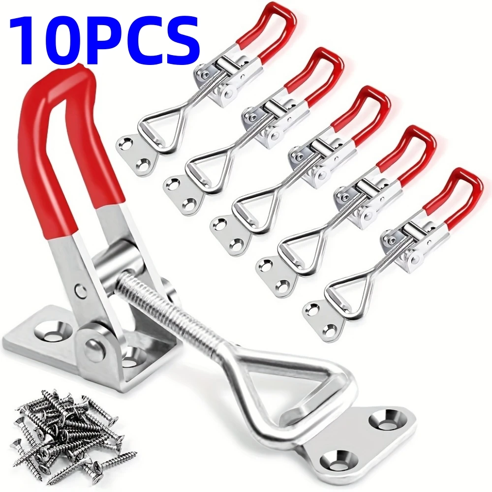 10/2 قطعة قابل للتعديل تبديل المشبك مزلاج الثقيلة تبديل المزالج عقد قدرة سحب مزلاج المشبك ل المدخن غطاء الرقصة أداة صندوق Ca