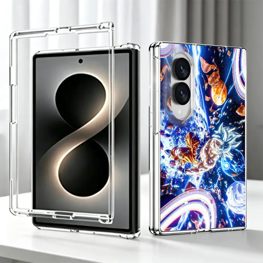 Case for Samsung Galaxy Z Fold 8 ZFold 8 PC Hard Luxury ZFold8 Phone Funda D-Dragon Balls UI Galls