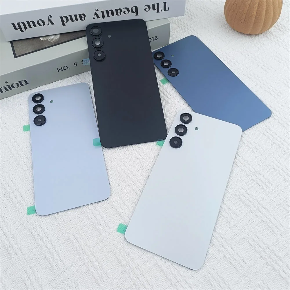 Back Glass For Samsung Galaxy S25 FE S25FE SM-S731B Battery Cover Rear Door Housing Case Replacement Parts With Camera Lens
