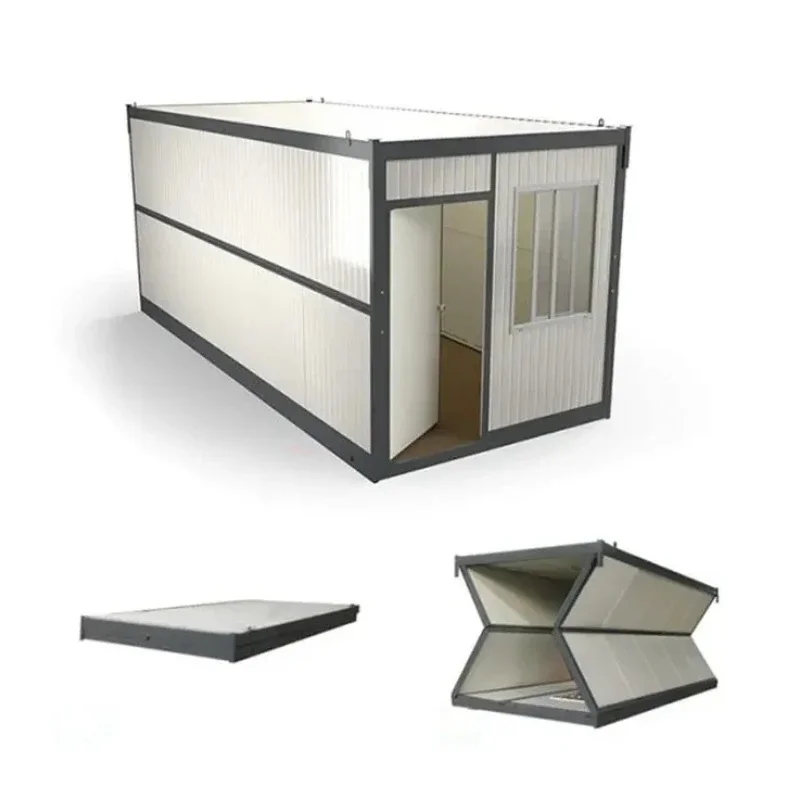 New Design Developed Prefabricated Foldable Office Tiny Home Prefab Z-type Folding Container House