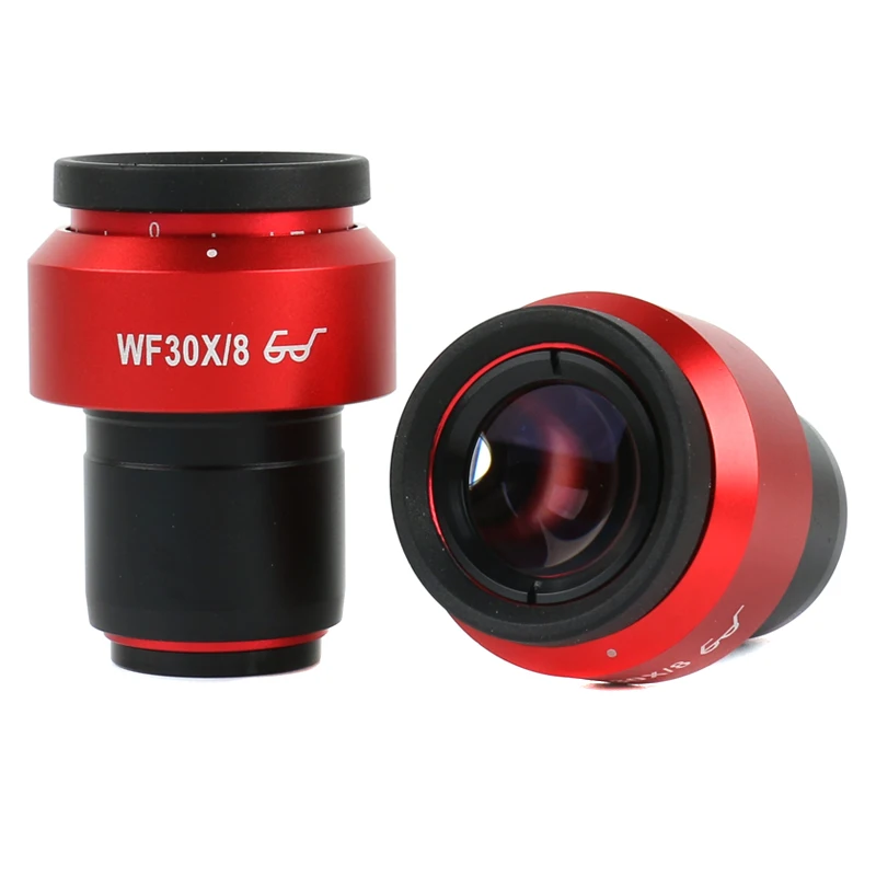 WF30X/8 30X Adjustable Eyepiece Lens 30mm Diameter for Stereo Trinocular Binocular Microscope