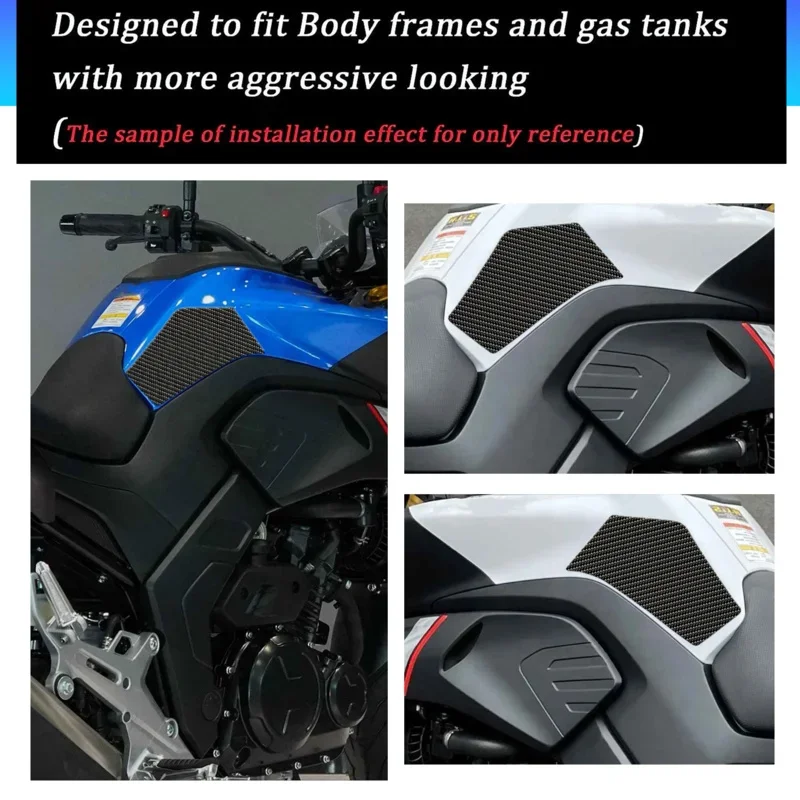 Suitable for motorcycle Haojue xcr300 XCR 300 anti slip fuel tank pad, side knee grip sticker protection sticker pad